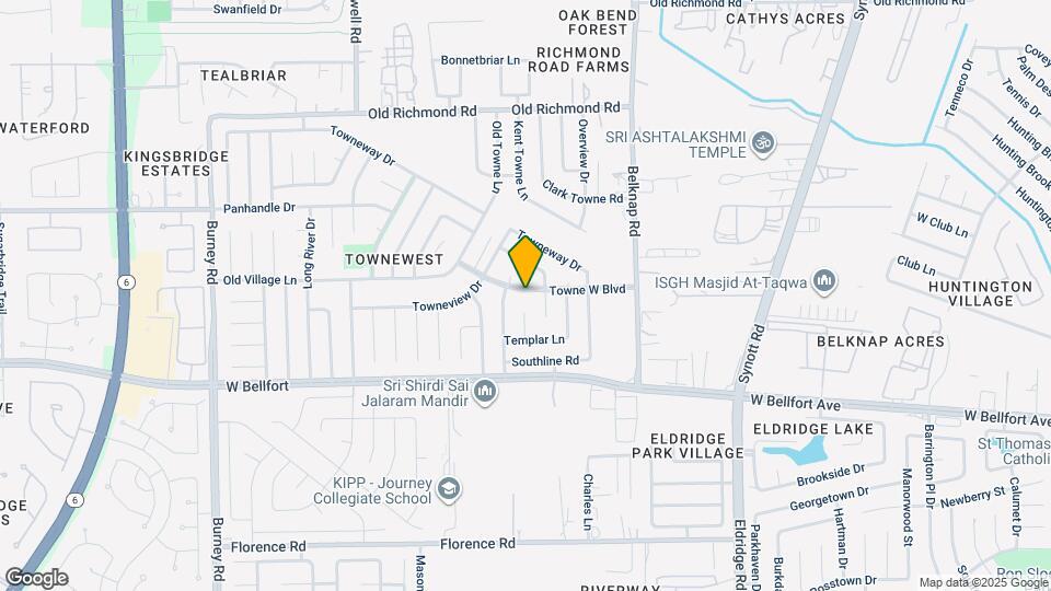 13811 Towne W Blvd Map and Location Details