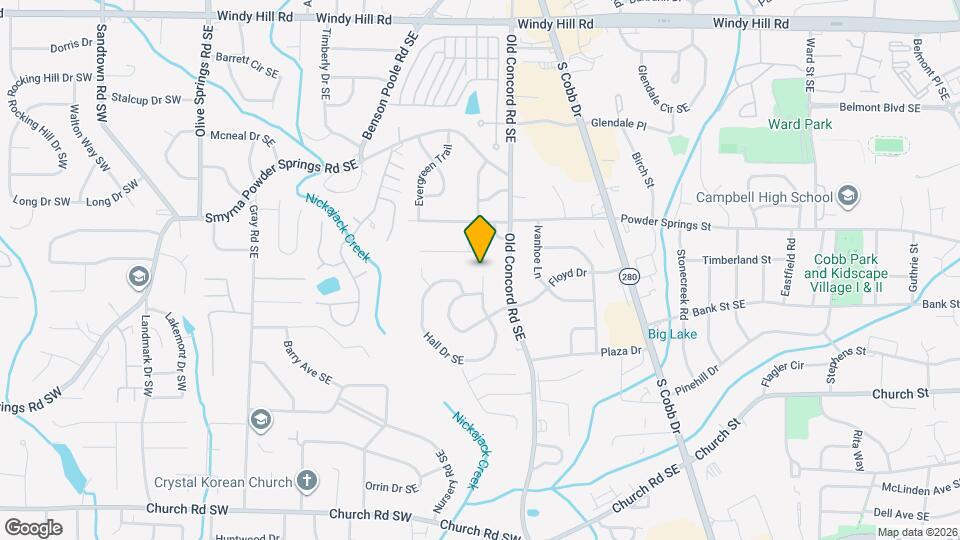 2780 Hall Dr SE Map and Location Details