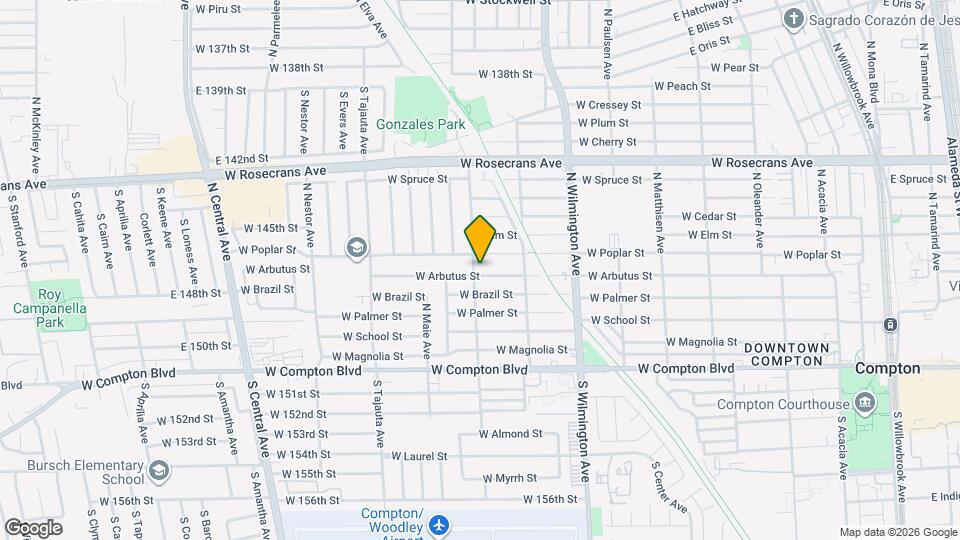 943 W Arbutus St Map and Location Details