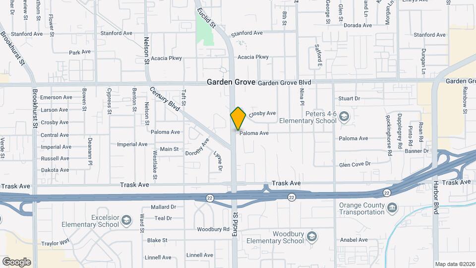 11016 Paloma Ave Map and Location Details