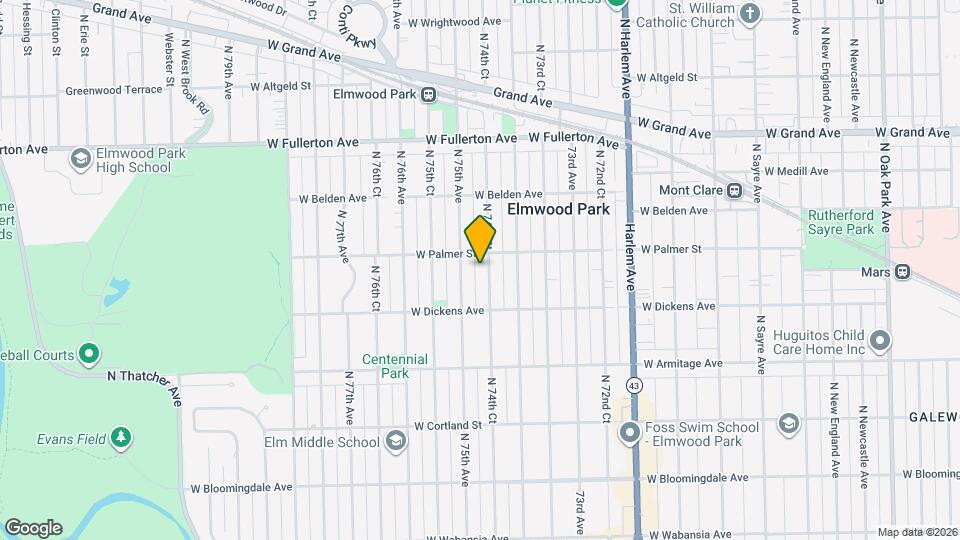 2136 N 74th Ct Map and Location Details