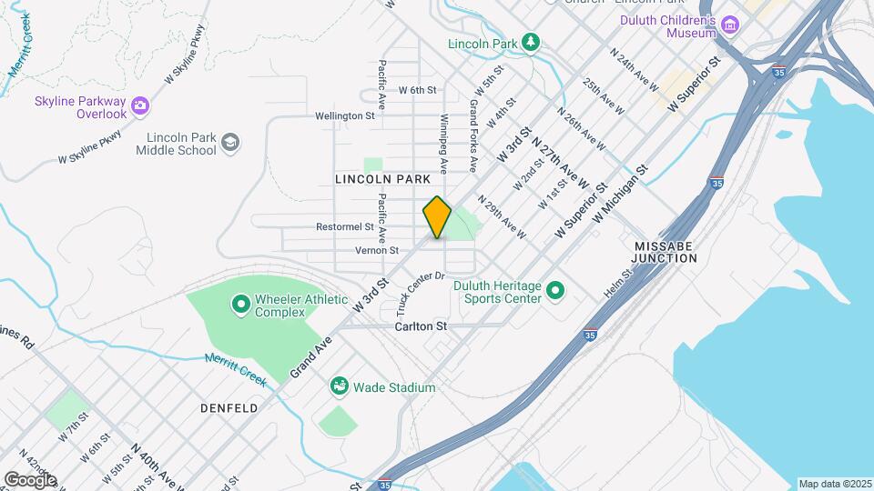 3055 Vernon St Mapa y Detalles de la Ubicación