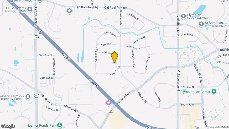 3912 Everest Ln N Map and Location Details