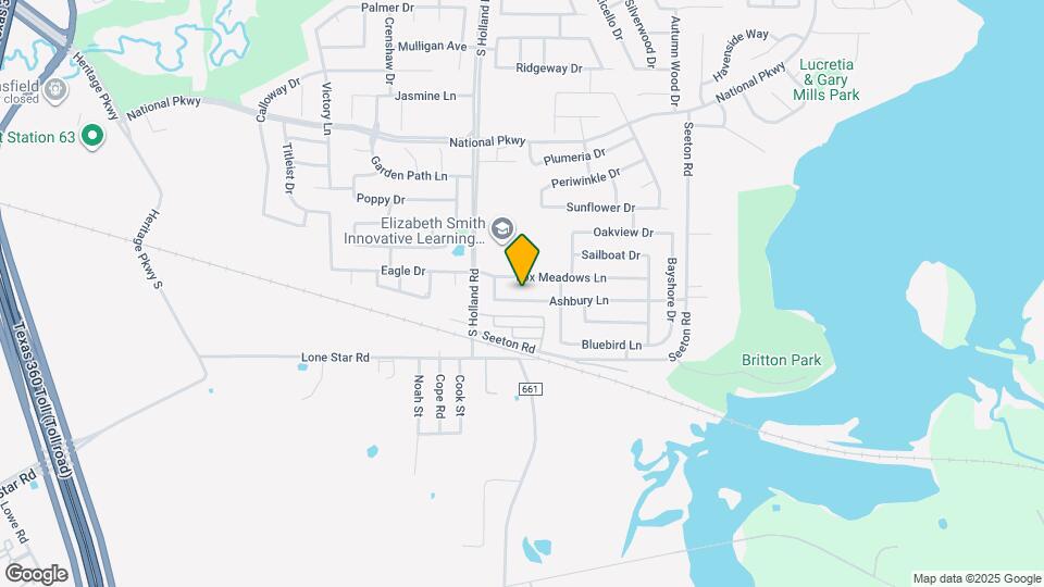 4419 Ashbury Ln Map and Location Details