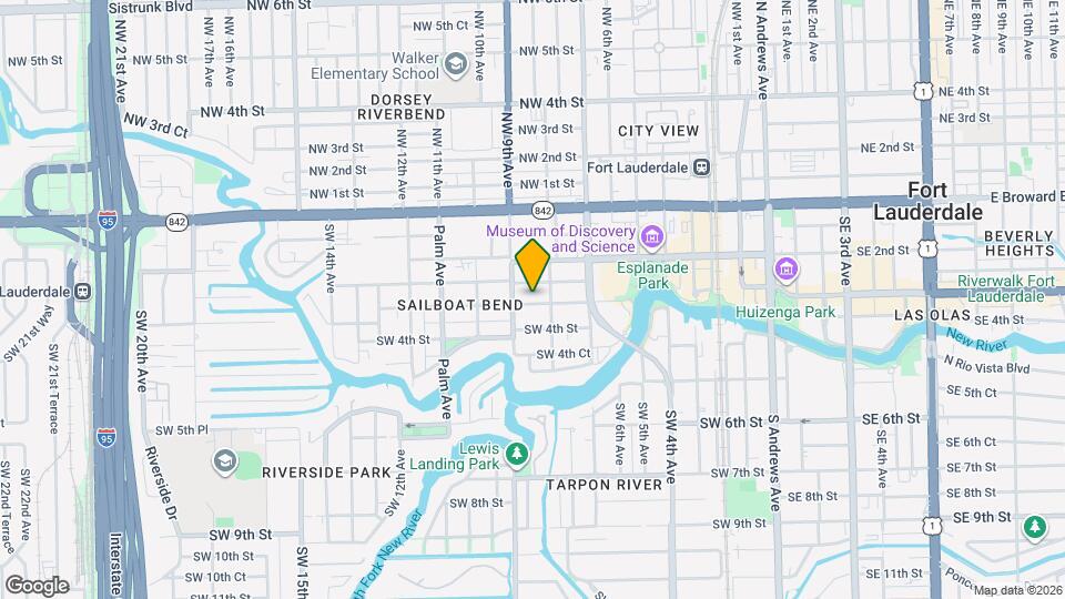 817 W Las Olas Blvd Map and Location Details
