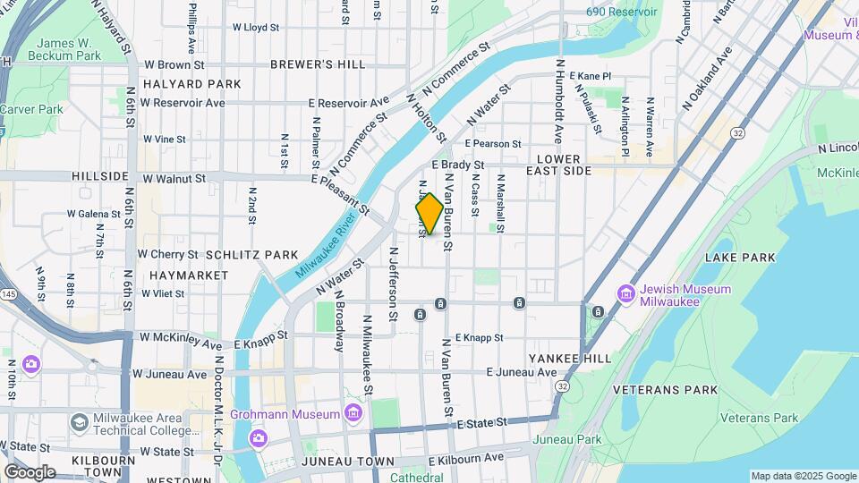 1536 N Jackson St Map and Location Details