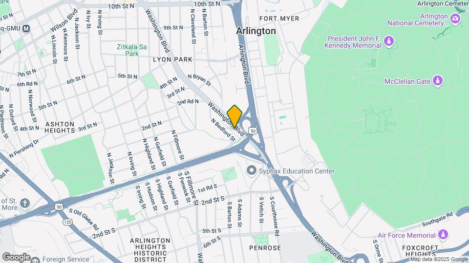 2314 Washington Blvd Map and Location Details