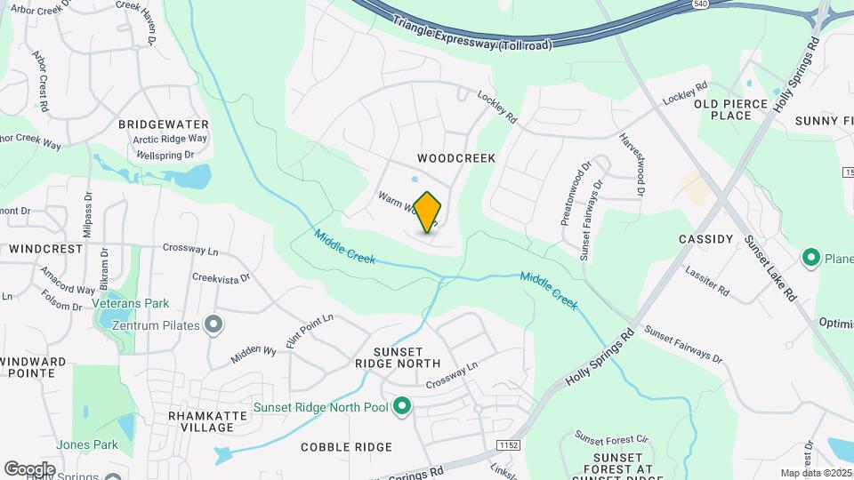 412 Hidden Stream Dr Map and Location Details