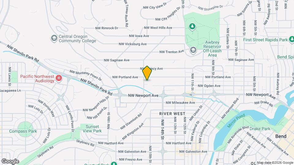 1498 NW Ogden Ave Map and Location Details