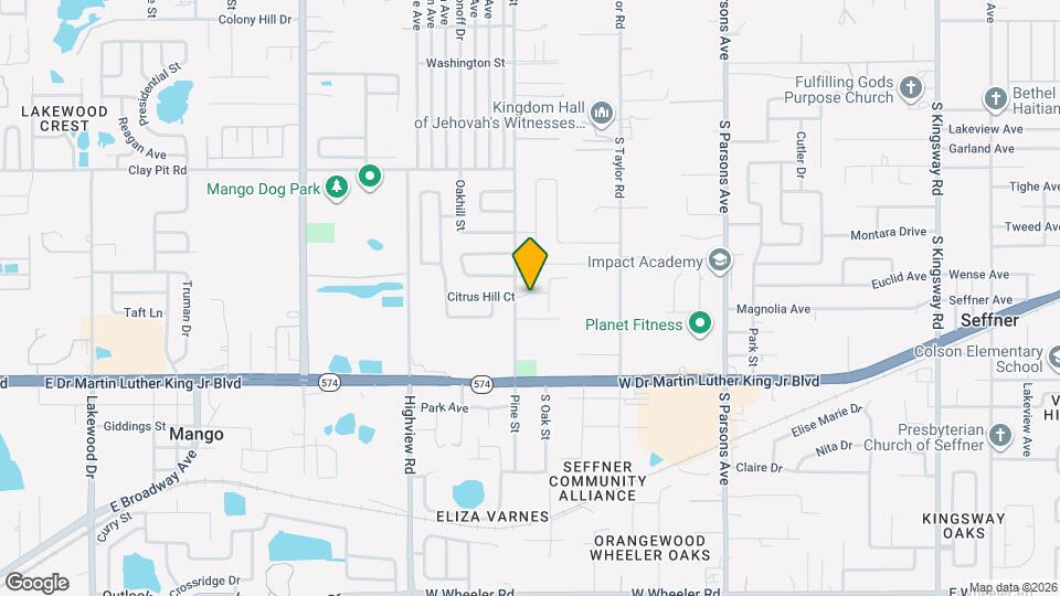 1115 Citrus Hill Ct Map and Location Details