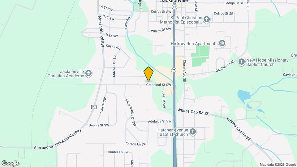 215 Greenleaf St SW Map and Location Details