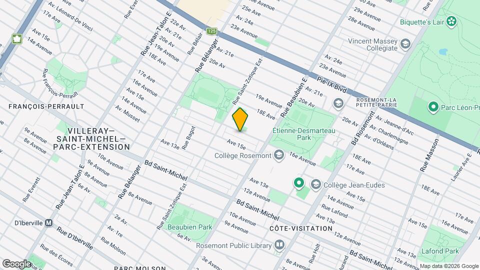 6606 16E Av Map and Location Details