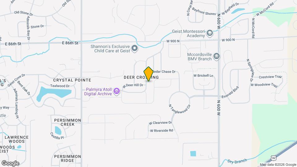 8689 N Deer Crossing Blvd Map and Location Details