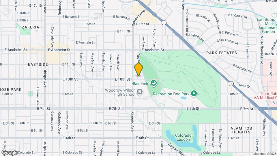 1000 Prospect Ave Map and Location Details