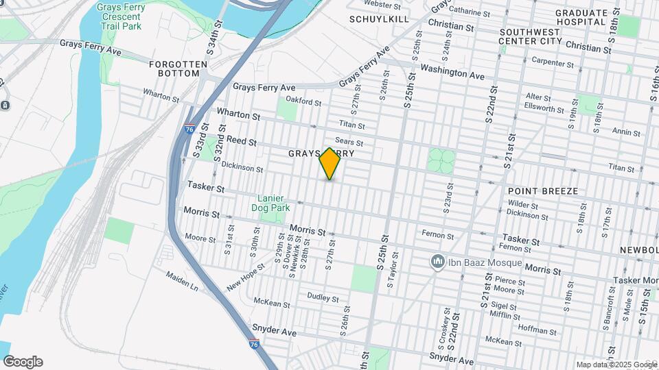 1502 S Etting St Map and Location Details