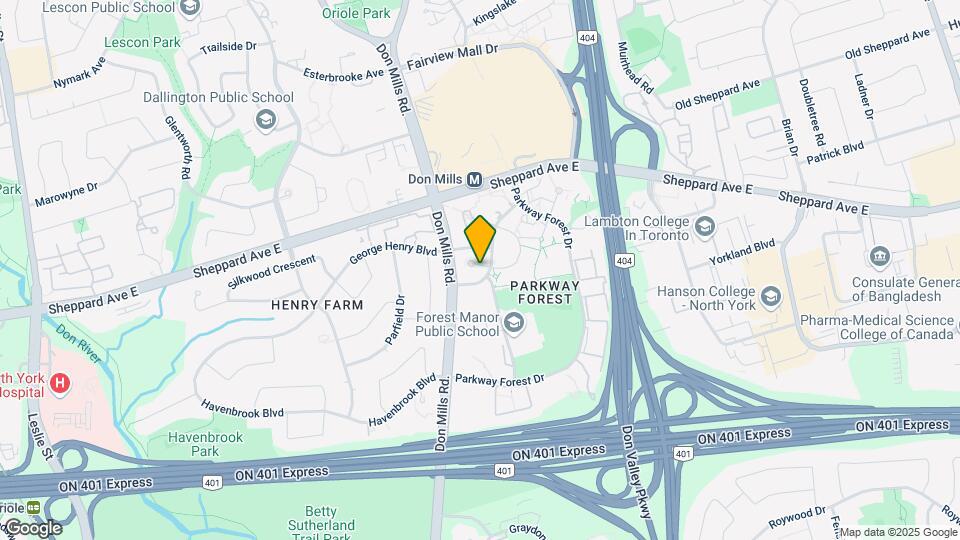 50-450 Forest Manor Rd Map and Location Details