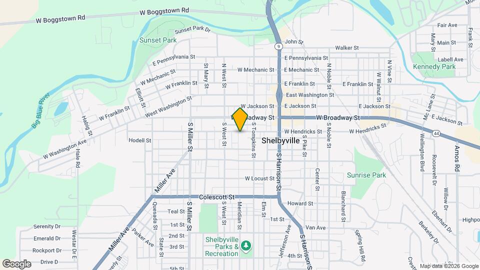 133 W Hendricks St Map and Location Details