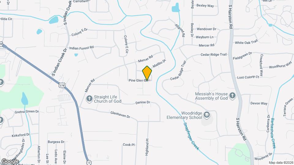 1615 Pine Glen Cir, Unit My house Map and Location Details