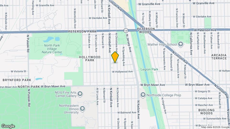 5730 N Christiana Ave Map and Location Details