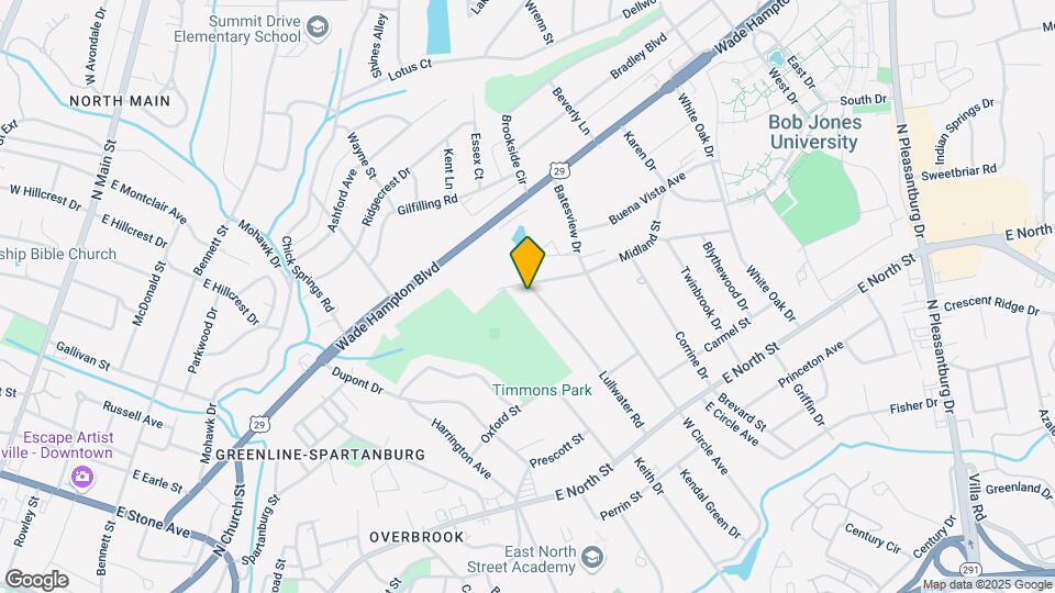 151 Lullwater Rd Map and Location Details
