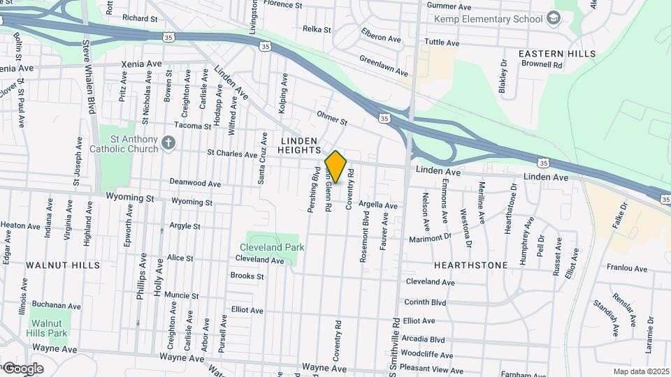 1444 John Glenn Rd Map and Location Details