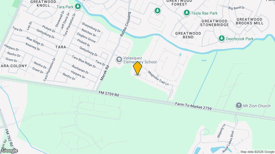 7718 Millstone Trl Ln Map and Location Details