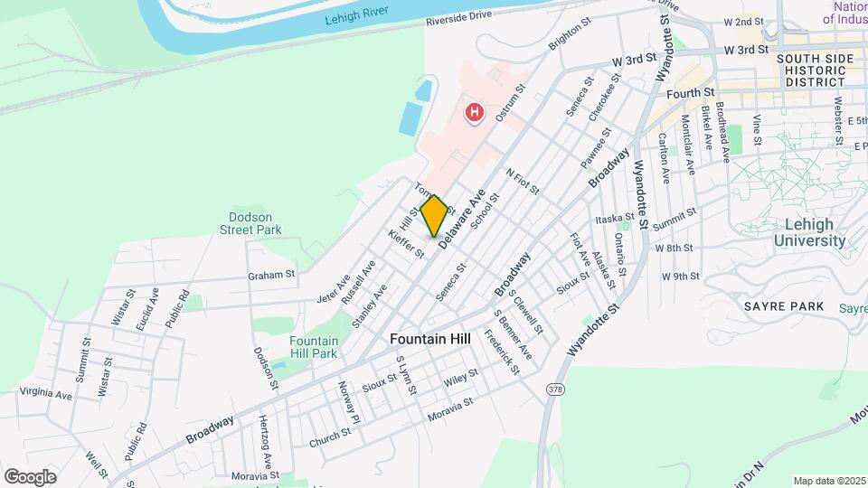 1013 Delaware Ave, Unit 1013 Delaware Ave #2 Mapa y Detalles de la Ubicación