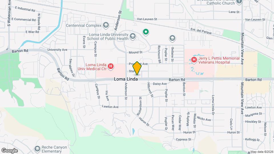 24976 Barton Rd Map and Location Details