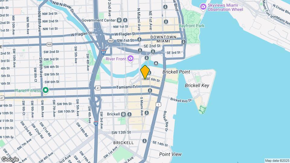 68 SE 6th St, Unit 2304 Map and Location Details