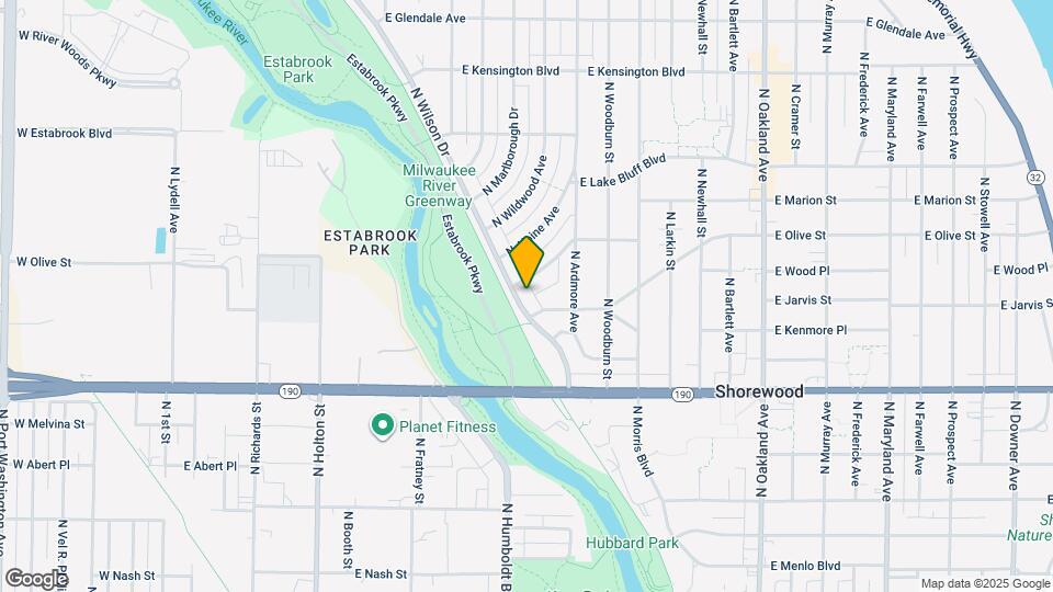 4214 N Wilson Dr, Unit 5 Map and Location Details
