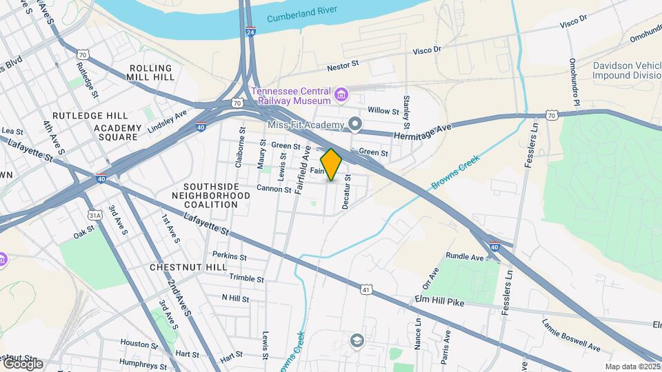 87 Donelson St Map and Location Details