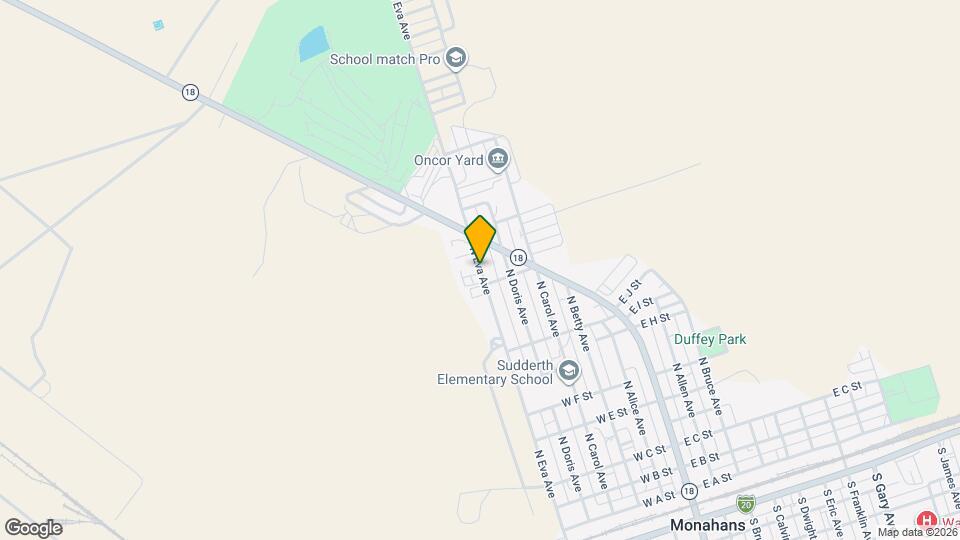 1020 N Eva Ave Map and Location Details