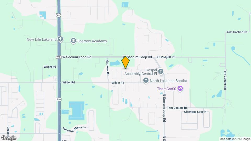 8399 Split Creek Cir Map and Location Details