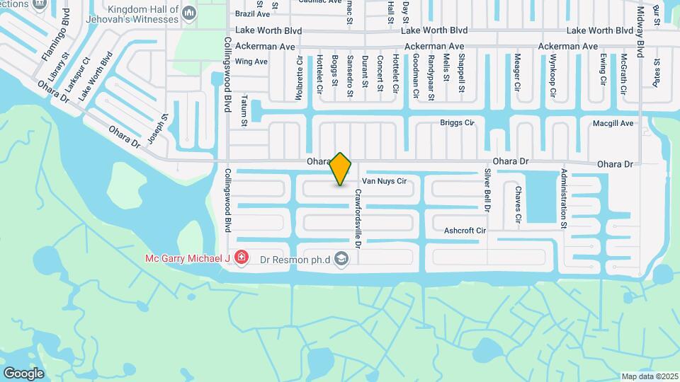 18455 Van Nuys Cir Map and Location Details