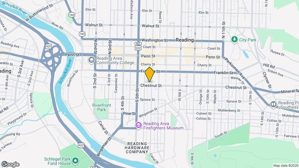 148 S 6th St Map and Location Details