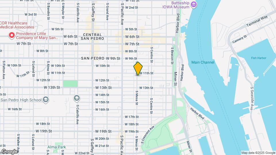 1128-1132 S Mesa St Map and Location Details