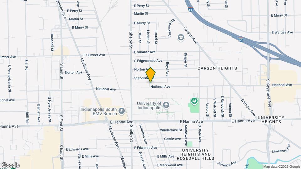 1220 National Ave Map and Location Details
