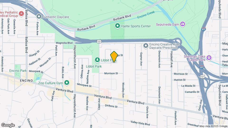 5084 Valjean Ave Mapa y Detalles de la Ubicación