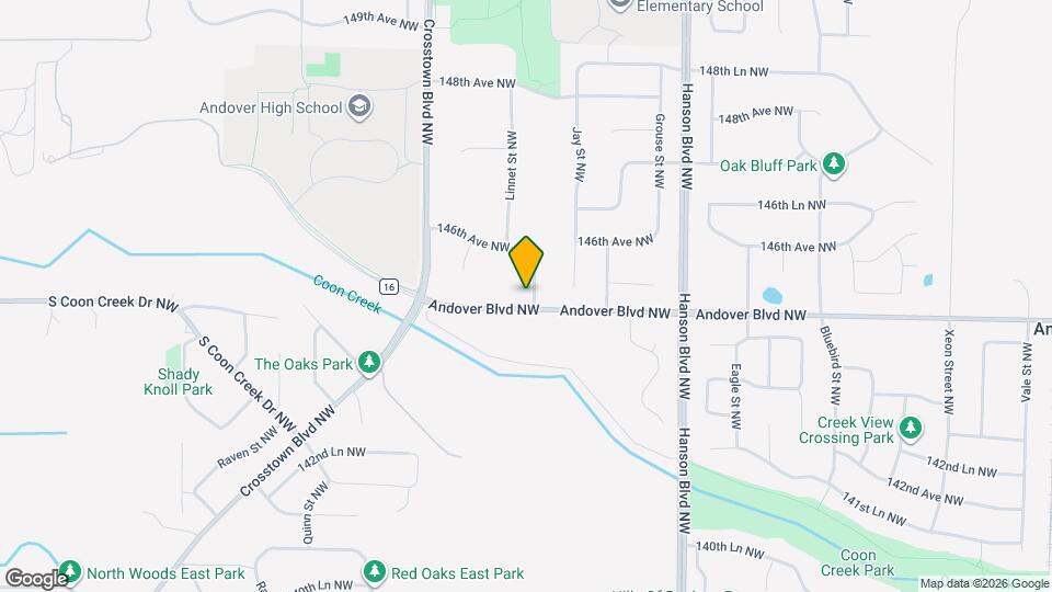 1831 Andover Blvd NW Map and Location Details