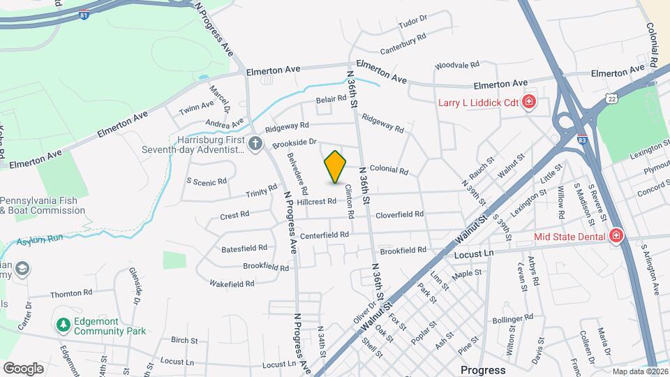 408 Clinton Rd Map and Location Details