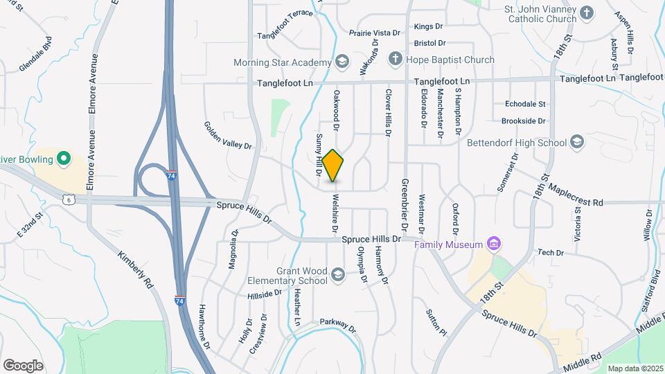 1410 Golden Valley Dr Map and Location Details