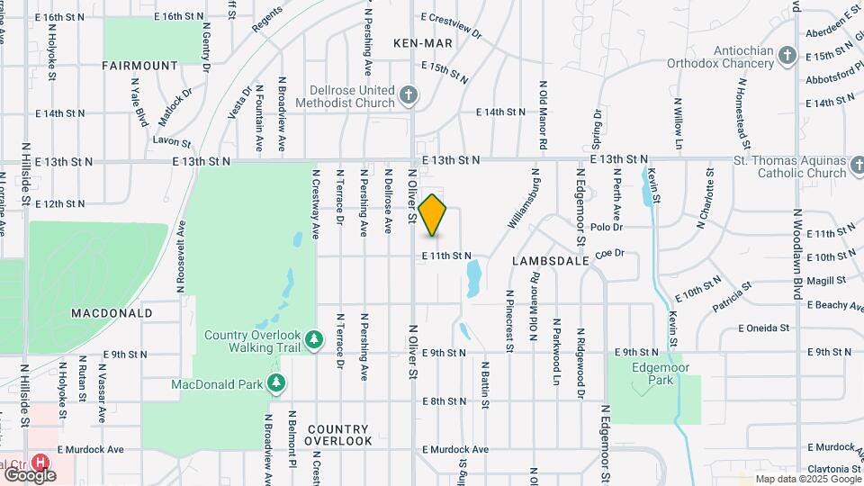 1213 N Glendale St Map and Location Details