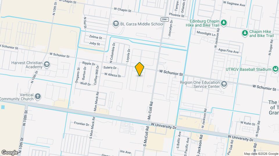 600 N Onyx Ave Map and Location Details