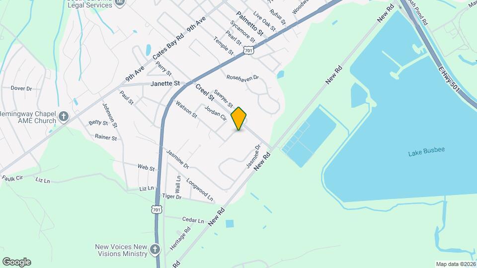 3005 Sawyer St Map and Location Details