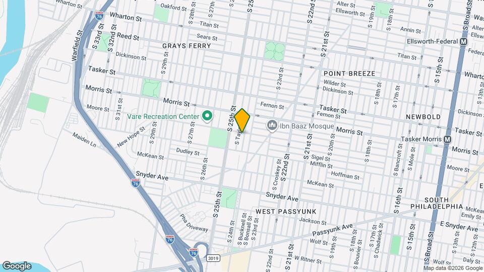 1808 S Ringgold St Map and Location Details