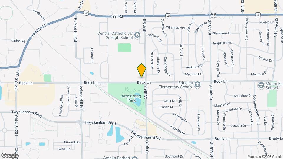 Peninsula Pointe Apartments Map and Location Details