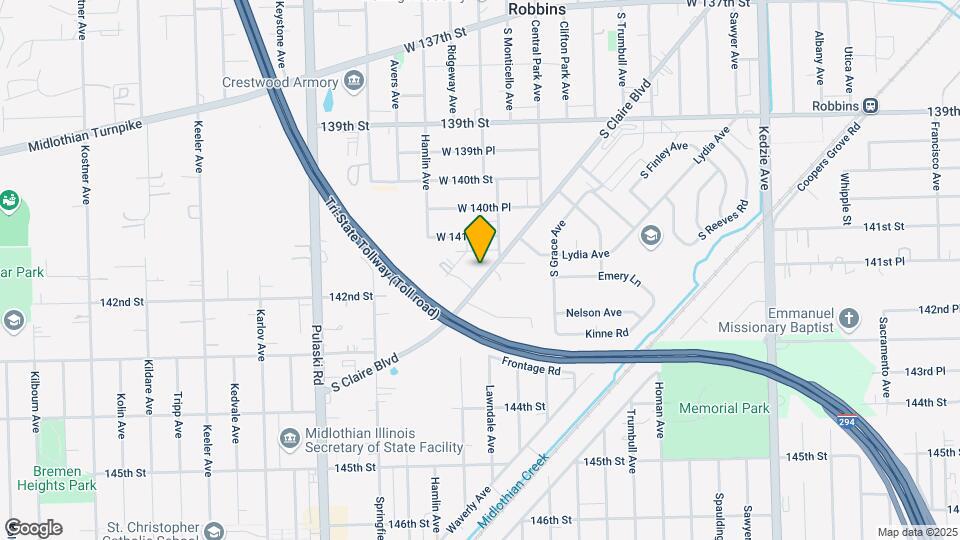 14116 S Claire Blvd Map and Location Details