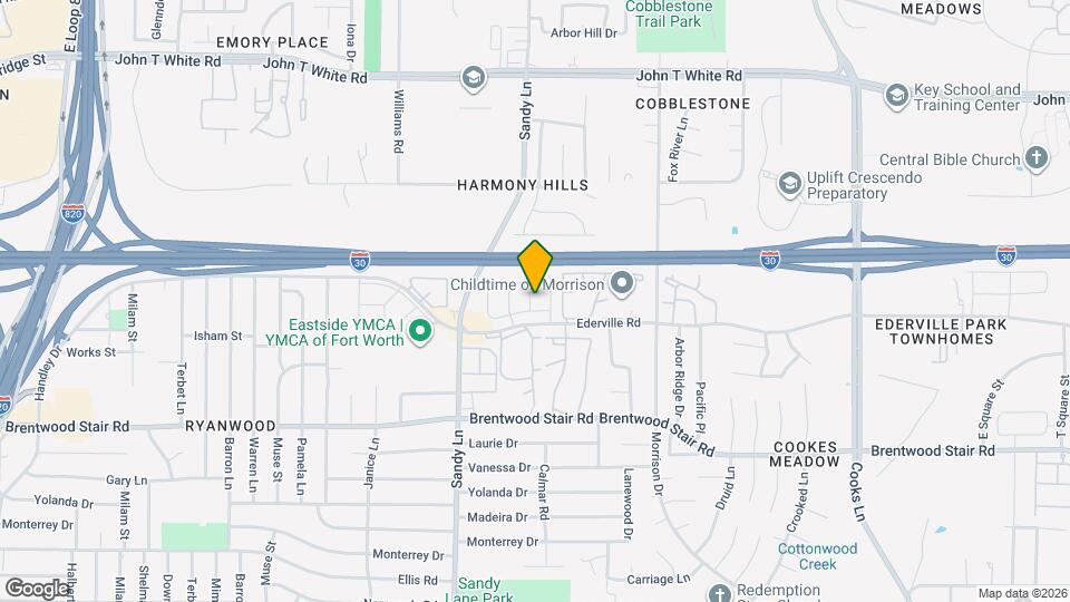 1417 Desert Rock Way Map and Location Details