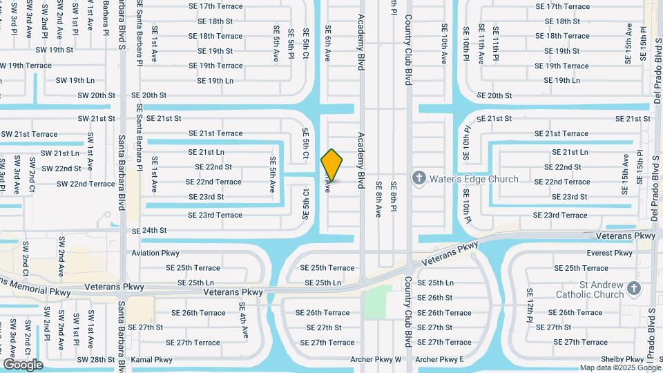 602 SE 22nd Terrace Map and Location Details