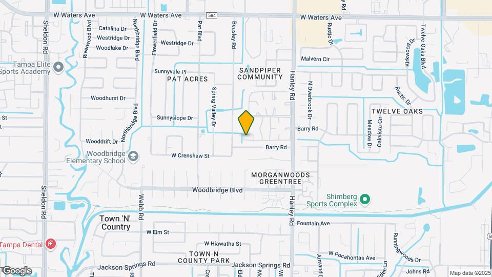 7573 Abonado Rd Map and Location Details